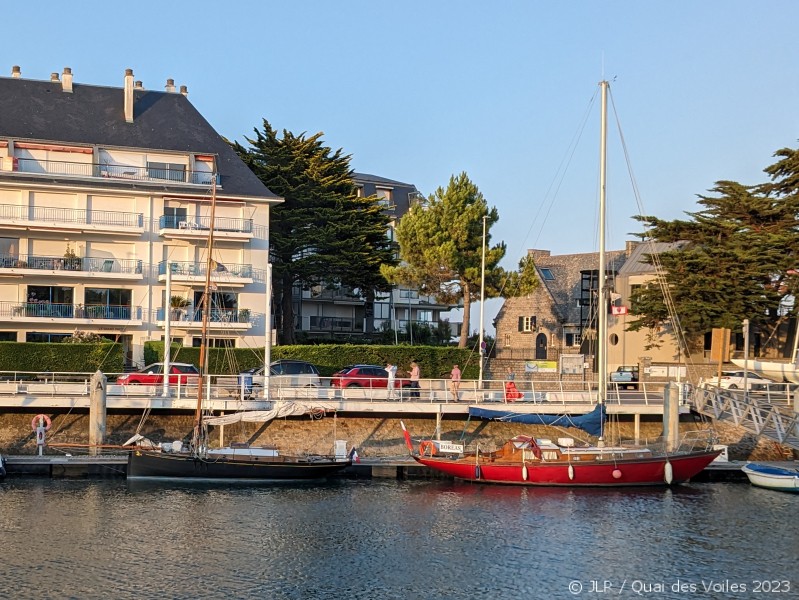 Black Joke et Boréas au ponton visiteurs