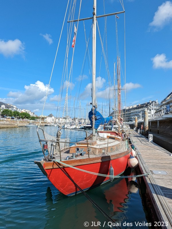 Boréas au ponton visiteurs