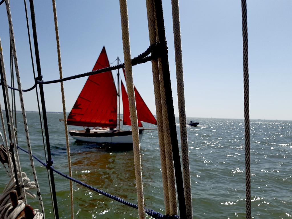 Walkyrie au Quai des Voiles 2021 depuis le pont de Corsaires de Retz